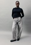Curvy Fit Baggy High Jeans - Grey