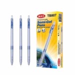 12 Pcs Semi Gel Ink Pen 0.7MM Blue