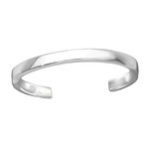 C1114-C35208 - 925 Sterling Silver Band TOE RING Adjustable