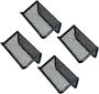 4PCS Metal Mesh Business Cards Holder Set Rust-resistant Iron Wire