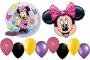 10PC Minnie Mouse Balloon Set Disney XL Mylar Latex Bubble Decorating Party Kit
