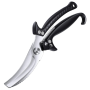 Kitchen Scissors Stainless Steel Sharpened Edges Multi-functional Black