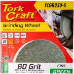 Tork Craft Grinding Wheel 250 X 40 X 50.8MM Bore Fine 60G Green