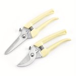 1PC 2PCS Garden Pruning Shears Set Sharp Blades For Cutting Flowers Trimming Plants Bonsai & Fruits Picking