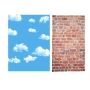 3X5FT Vinyl Vintage Red Brick Wall Studio Backdrop Photography