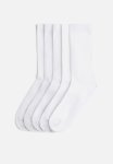 5-PACK Ribbed Socks - White