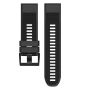 Compatible With Garmin Fenix 8/6/7/7X/6X/5X Silicone Strap Black 22/26MM