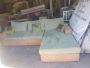 L Shaped Suede Couch In A Very Good Condition