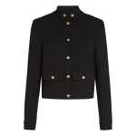 Dna Button-detail Jacket -black