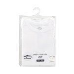 Short Sleeve Vest White 18-24MONTHS