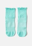 Cotton On Performance Mid Crew Frill Sock - Ice Green Marle