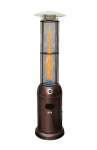 Alva Gas PATIO HEATER - Circular Glass Tube Style - Hammertone