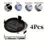 4PCS Abs Wheel Center Cap Hub Covers Compatible With Mercedes-benz Amg C E S Gle Clc Class Emblem Badge Car Accessories