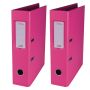 Pvc 70 A4 Pvc Lever Arch File - Hot Pink - Pack Of 2