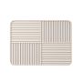 Thickened Silicone Dish Drying Mat Heat-resistant Silicone Mat - Beige