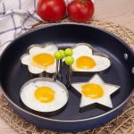 1/4PCS Egg Mold Egg Ring Molds Fried Egg Mold Diy Fried Egg Mold Creative Egg Mold Kawaii Egg Mold Egg Ring Molds For Cooking