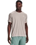 Men's Ua Streaker Run Short Sleeve - Ghost Gray LG