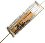 Rotisserie Basket - Large Deep Adjustable - Chrome 5 Kg Roaster