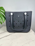Rubber Beach Tote Bag - Charcoal