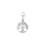 Sterling Silver & Cubic Zirconia Tree Of Life Charm