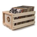 Crosley Record Storage Crate 75 Albums Brown