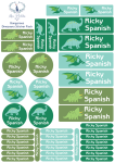 School Labels : Dinosaur Theme