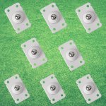 Universal Wheels Casters Self Adhesive 8 Pieces 360 Degrees