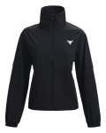 Women's Project Rock Woven Packable Jacket - Black LG