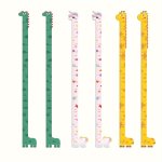 Multi-color Giraffe Growth Chart Wall Sticker - Self-measuring Tool For Room & Bedroom Decoration Cartoon Design Self-adhesive W