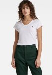 G-star Raw Eyben Slim Short Sleeve V T - White