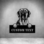 Great Danes With Custom Text - 300MM Rust Coat