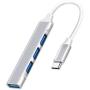 Mecer USB 3.0 4 Port Hub Type C Or Type A For Laptops