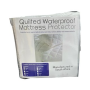 - Quilted Waterproof Mattress Protector - White