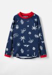 Cotton On Flynn Long Sleeve Raglan Rash Vest - In The Navy beach