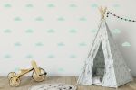 Smiling Cloud Wall Sticker - Metallic Rose Gold