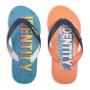 Identitykid Boys 2-PACK Blue And Orange Flip Flops
