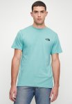 M S S Mountain Repetitive Logo Tee - Reef Waters LV2