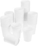 100PIECES 250ML Disposable Drinking No Lids Thick Paper Cups