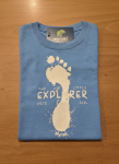 Kids Little Explorer Sky Blue T-Shirt - 7 To 8