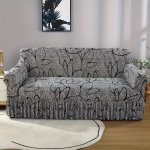 1PC Armless Sofa Slipcover Waterproof Stretch Sofa Cover Futon Cover Furniture Protector For Bedroom Office Living Room Home Dec