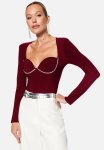 Claret Shiny Stone Body - Red