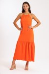 Kaitlyn Ladies Strappy Summer Maxi Office Dress