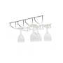 Roco One Row Wine Glass Holder Chrome For 3 Glasses