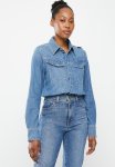 G-star Raw Slim Denim Shirt Wmn - Faded Cricket Blue