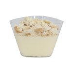 Clear Triangle Dessert Tub 4.4 Cm X 5.2 Cm Pack Of 12