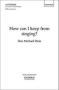 How Can I Keep From Singing?   Sheet Music Vocal Score