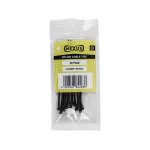 Nexus Cable Ties T501 4.8MMX300MM Black 20 Pack