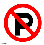 No Parking Signs 150X150