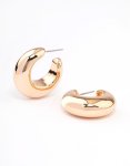 Goldair Gold MINI Chunky Hoop Earrings