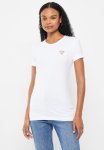 Guess Short Sleeve Cn MINI Triangle Tee - Pure White
